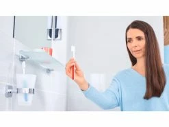 Rabatt 🤩 Tesa Mundspülbecher Elegaant - 8/12,5/12 cm in silberfarben 👍 -Badaccessoires Verkaufsgeschäft online 24609705 milieu nebenbild 1