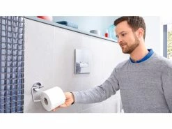 Budget ✔️ Tesa Toilettenpapierhalter Exxcellent - 13,5/10,6/4,5 cm in silberfarben ⌛ -Badaccessoires Verkaufsgeschäft online 24609797 milieu nebenbild 1