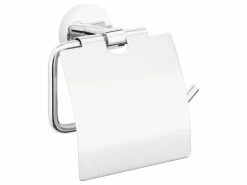 Am billigsten 😉 Tesa Toilettenpapierhalter Exxcellent - 13,8/14/5,2 cm in silberfarben 🎁