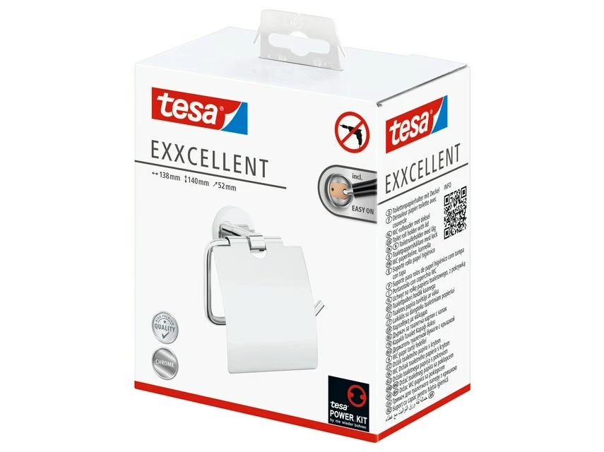Am billigsten 😉 Tesa Toilettenpapierhalter Exxcellent - 13,8/14/5,2 cm in silberfarben 🎁 7 Am billigsten 😉 Tesa Toilettenpapierhalter Exxcellent - 13,8/14/5,2 cm in silberfarben 🎁 – Bild 7
