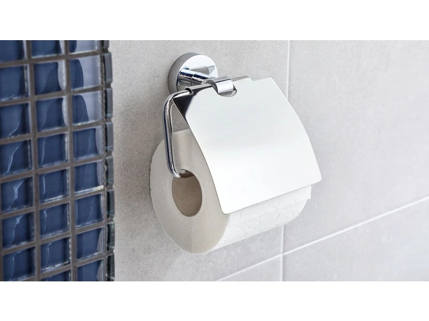 Am billigsten 😉 Tesa Toilettenpapierhalter Exxcellent - 13,8/14/5,2 cm in silberfarben 🎁 2 Am billigsten 😉 Tesa Toilettenpapierhalter Exxcellent - 13,8/14/5,2 cm in silberfarben 🎁 – Bild 2