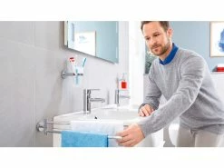 Auslauf 🔥 Tesa Handtuchhalter Exxcellent - 5/8,4/45,7 cm in silberfarben 🌟 -Badaccessoires Verkaufsgeschäft online 24609862 milieu nebenbild 1