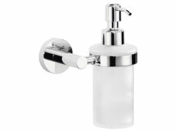 Coupon ❤️ Tesa Seifenspender Exxcellent - 12,5/17/10,5 cm in silberfarben 🛒