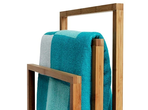 Aktion ✨ Spirella Handtuchständer Bambou in braun 🛒 5 Aktion ✨ Spirella Handtuchständer Bambou in braun 🛒 – Bild 5